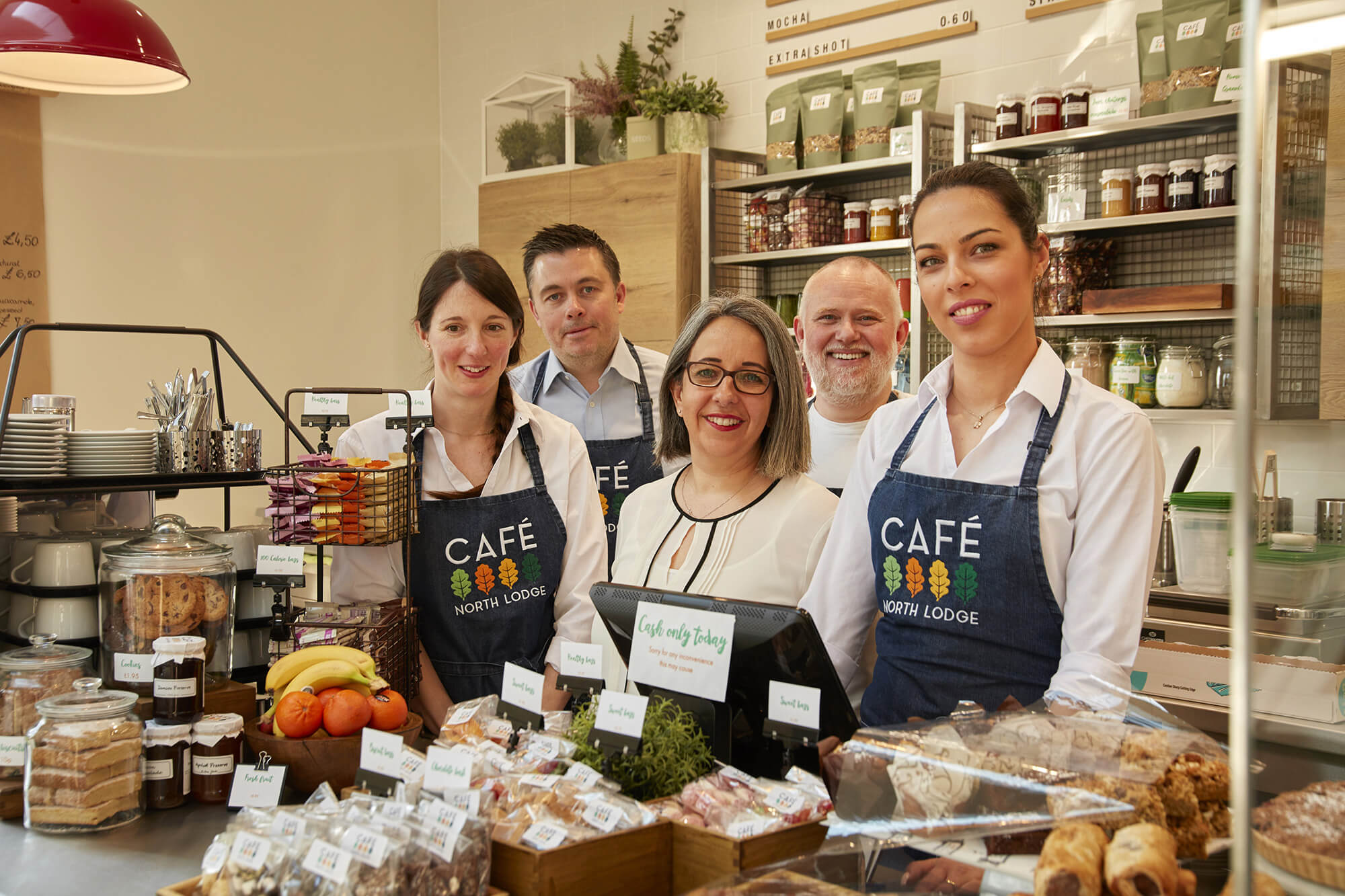 Staff at the North Lodge Café