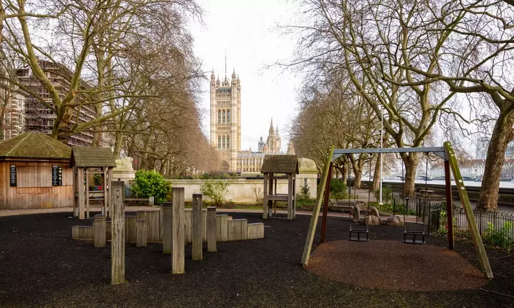 Horseferry playground in winter